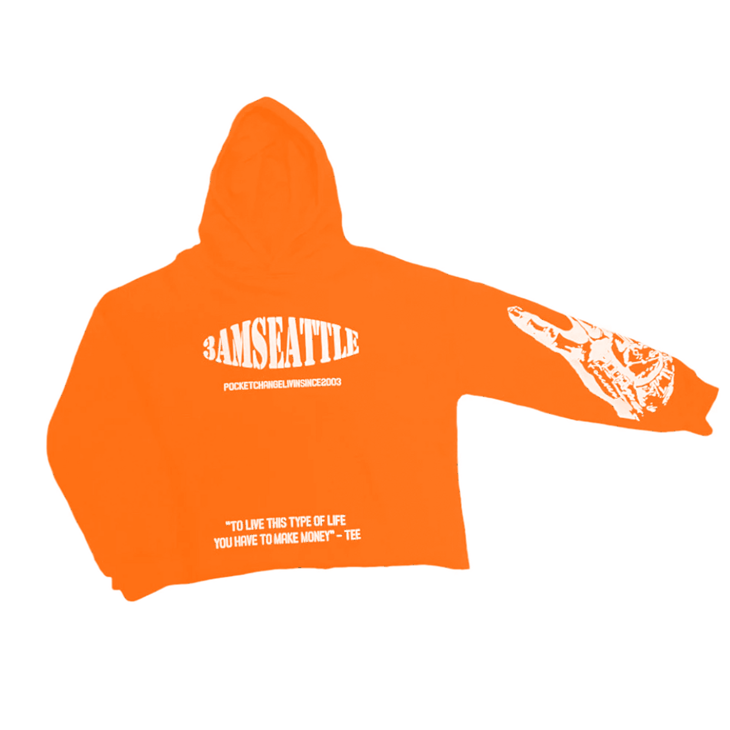 3AMSEATTLE CROPPED HOODIE ORG OG May 24th