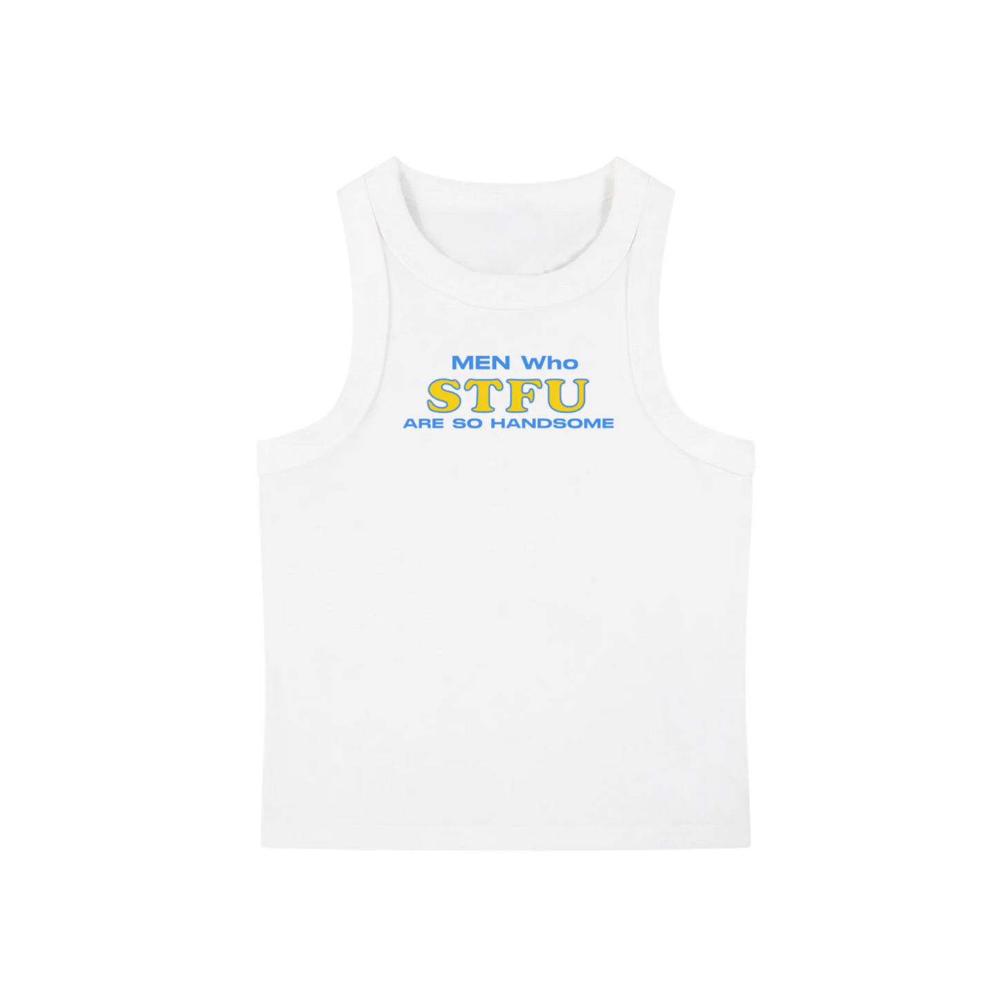 men who stfu ladies tank top