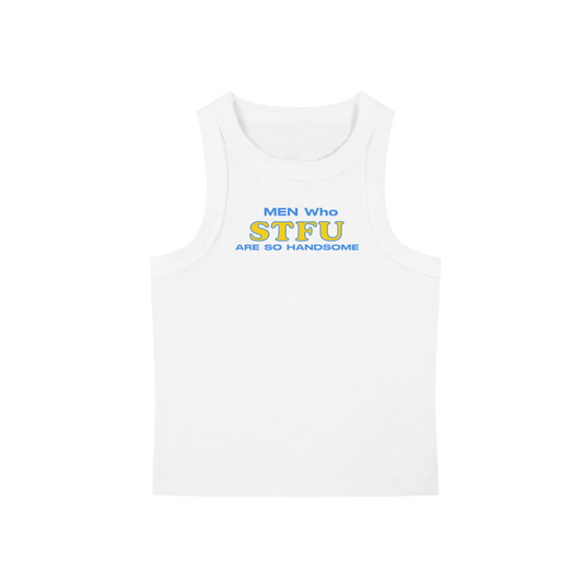 men who stfu ladies tank top