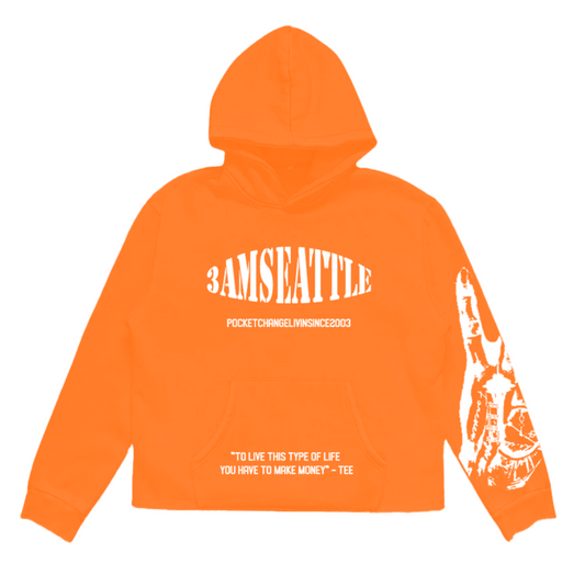 3AMSEATTLE CROPPED HOODIE ORG OG May 24th